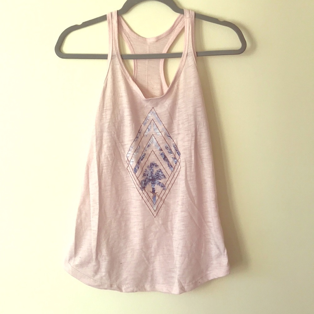 Pink athletic tee